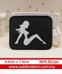 078 Embroidery Sticker